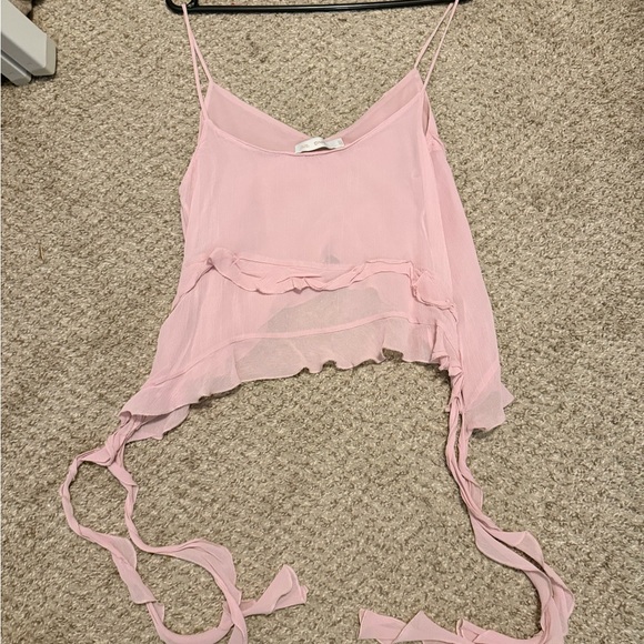 Mango Pink Chiffon Ruffle Too - Picture 6 of 11